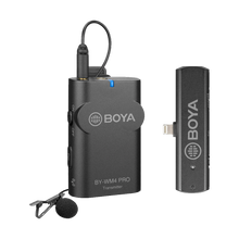 BOYA BY-WM4 PRO-K3 Digital Wireless Omni Lavalier Microphone System for Lightning iOS Devices (2.4 GHz)