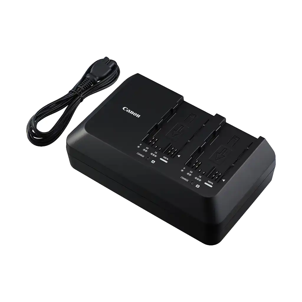 Canon CG-A10 Dual Charger for C300 Mark II Batteries