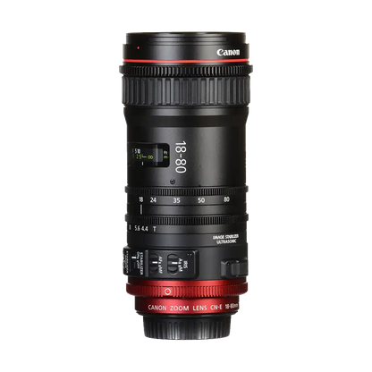 Canon CN-E 18-80mm T4.4 L IS KAS S COMPACT-SERVO Cine Lens