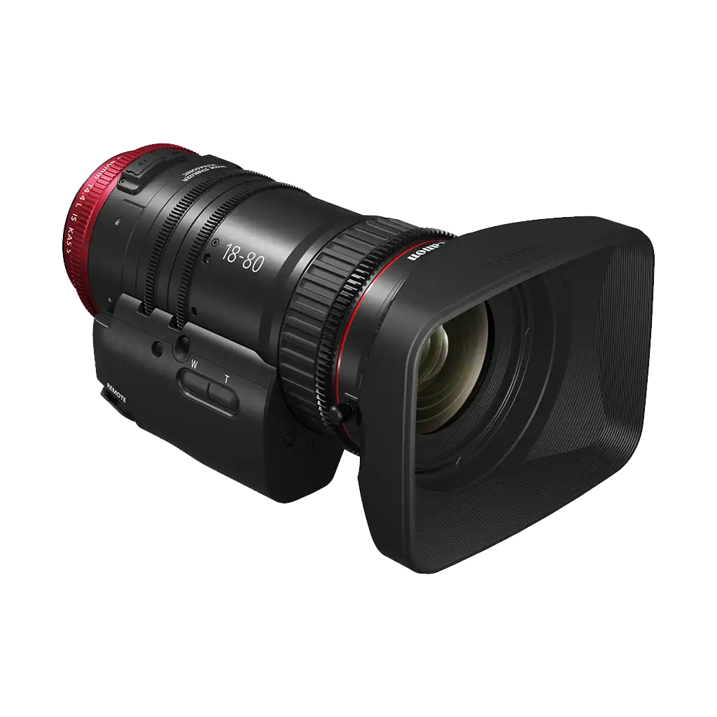 Canon CN-E 18-80mm T4.4 L IS KAS S COMPACT-SERVO Cine Lens