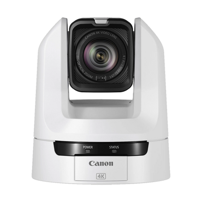 Canon CR-N300 4K NDI PTZ Camera with 20x Zoom (Titanium White)