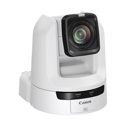 Canon CR-N300 4K NDI PTZ Camera with 20x Zoom (Titanium White)