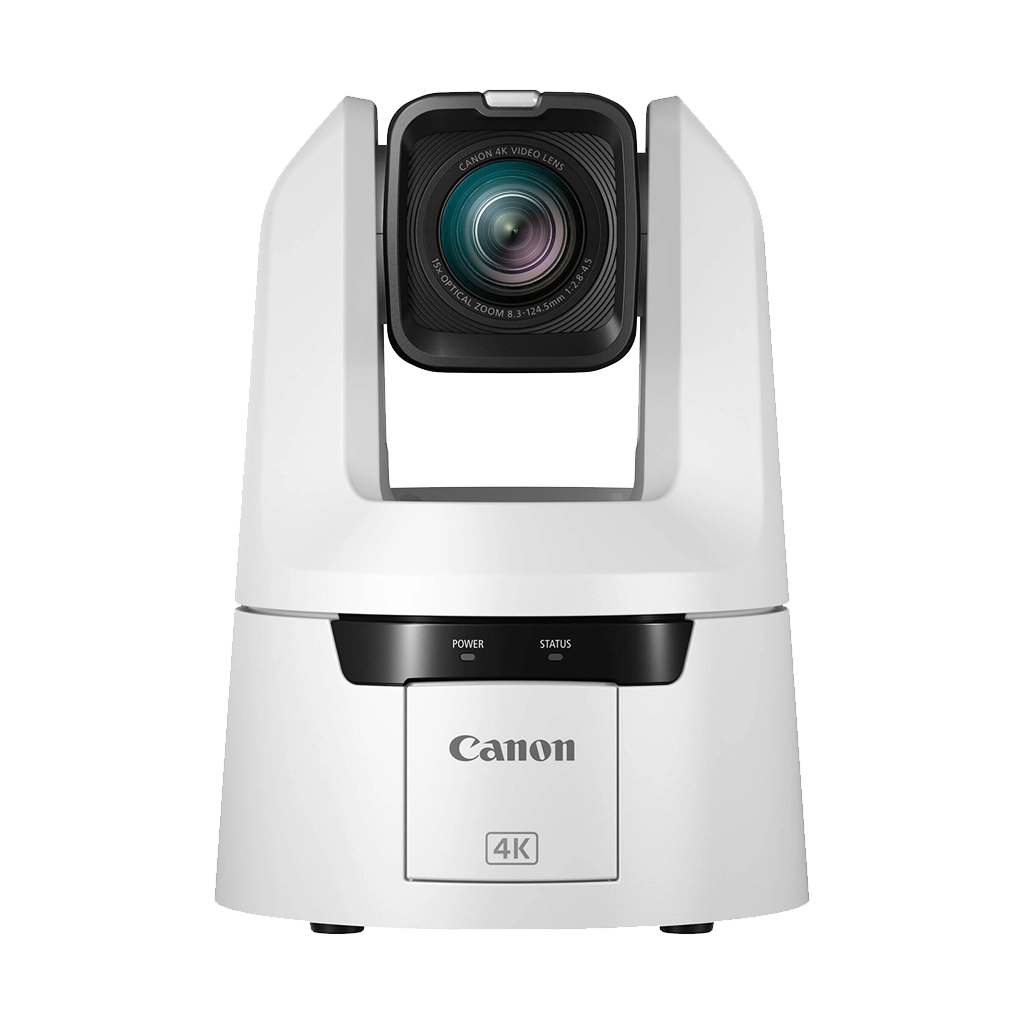 Canon CR-N500 Professional 4K NDI PTZ Camera with 15x Zoom (Titanium White)