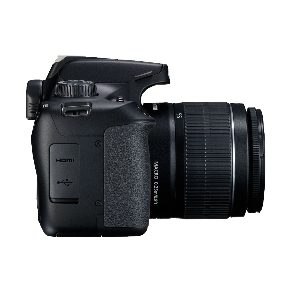 Canon EOS 4000D DSLR with EF-S 18-55mm DC III & EF 75-300mm f/4-5.6 III Lenses