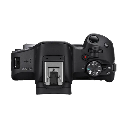 Canon EOS R50 Mirrorless Camera with 18-45mm and 55-210mm Lenses