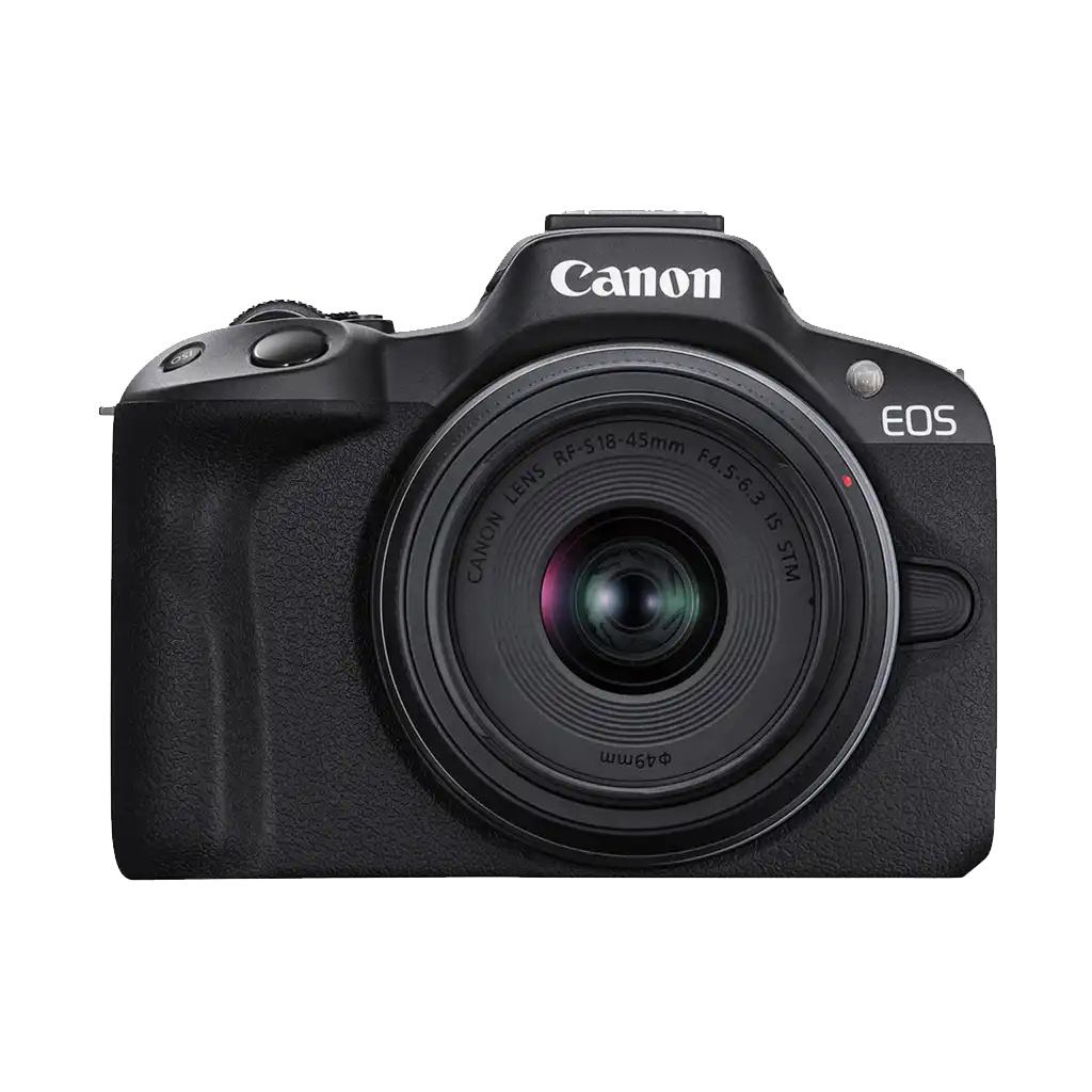 Canon EOS R50 Mirrorless Camera with 18-45mm Lens + FREE ORMS Cleaning Kit, Strap, Card Holder (Valued at R735)
