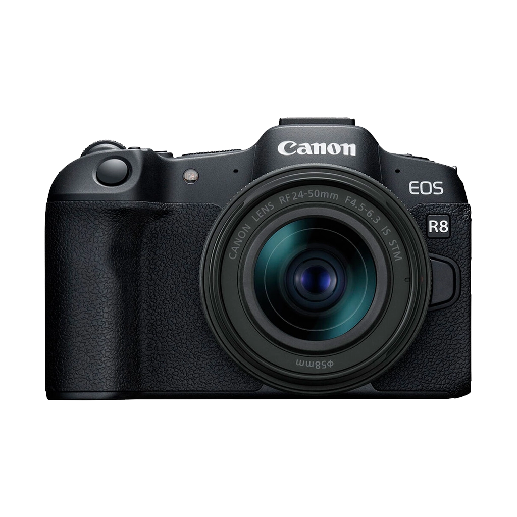 Canon EOS R8 Mirrorless Camera Body with RF 24-50mm F4.5-6.3 IS STM Lens