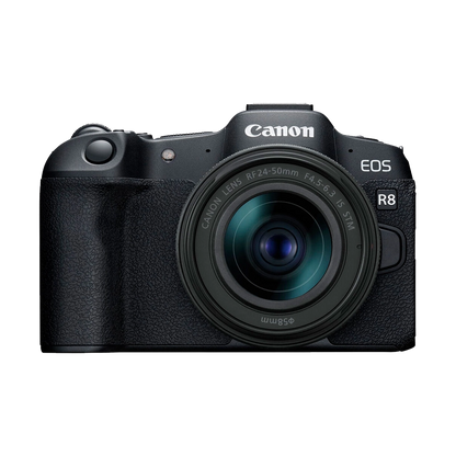 Canon EOS R8 Mirrorless Camera Body with RF 24-50mm F4.5-6.3 IS STM Lens