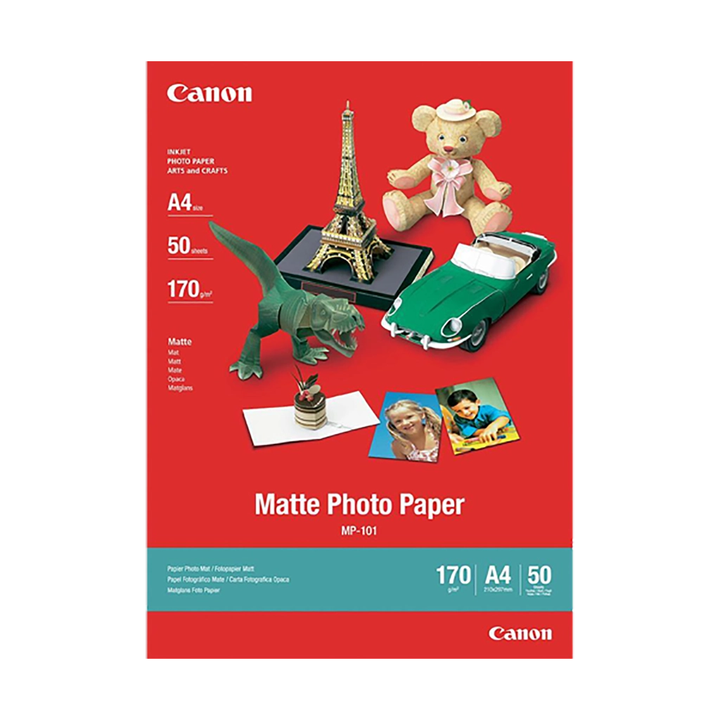 Canon MP-101 Matte Photo Paper (A4 - 50 Sheets)