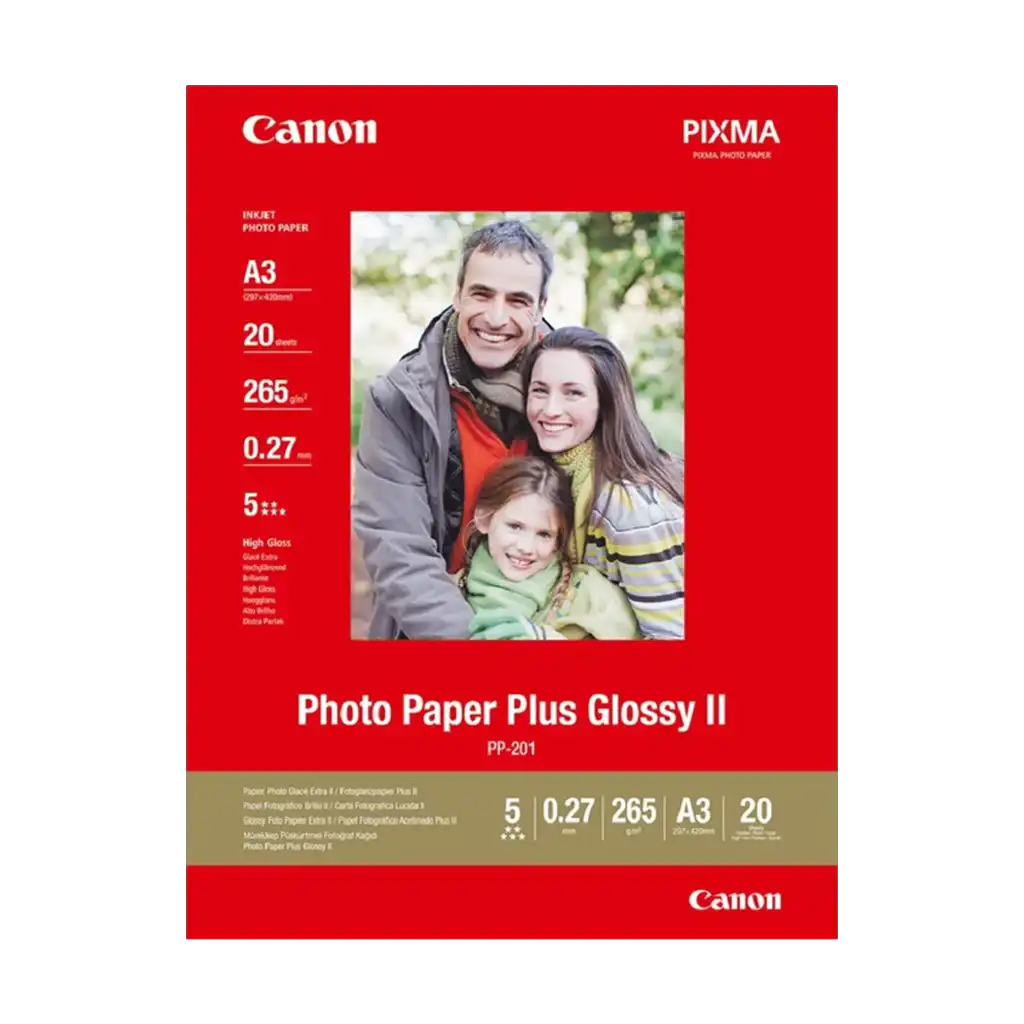 Canon PP201 Glossy Photo Paper (A3 - 20 Sheets)