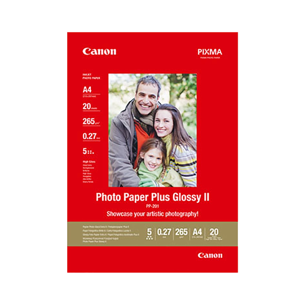 Canon PP201 Glossy Photo Paper (A4 - 20 Sheets)