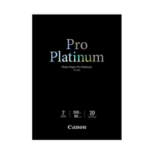 Canon PT101 Pro Platinum Photo Paper (10 x 15cm - 20 Sheets)