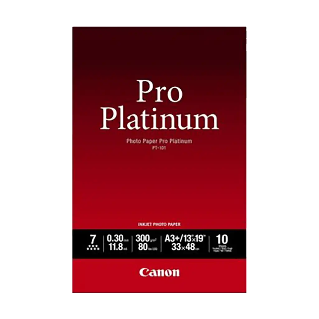 Canon PT101 Pro Platinum Photo Paper (A3+ - 10 Sheets)
