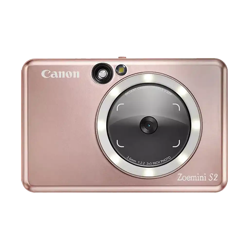 Canon ZoeMini S2 Instant Camera & Printer (Rose Gold)