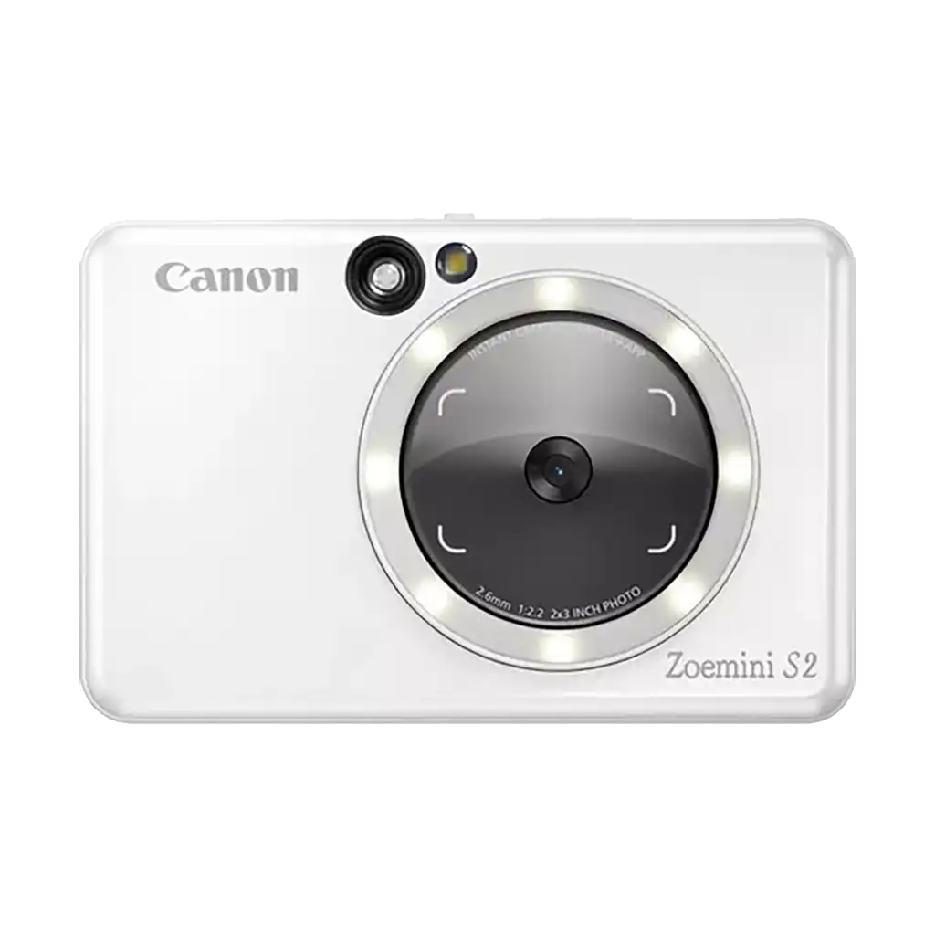 Canon ZoeMini S2 Instant Camera & Printer (White)