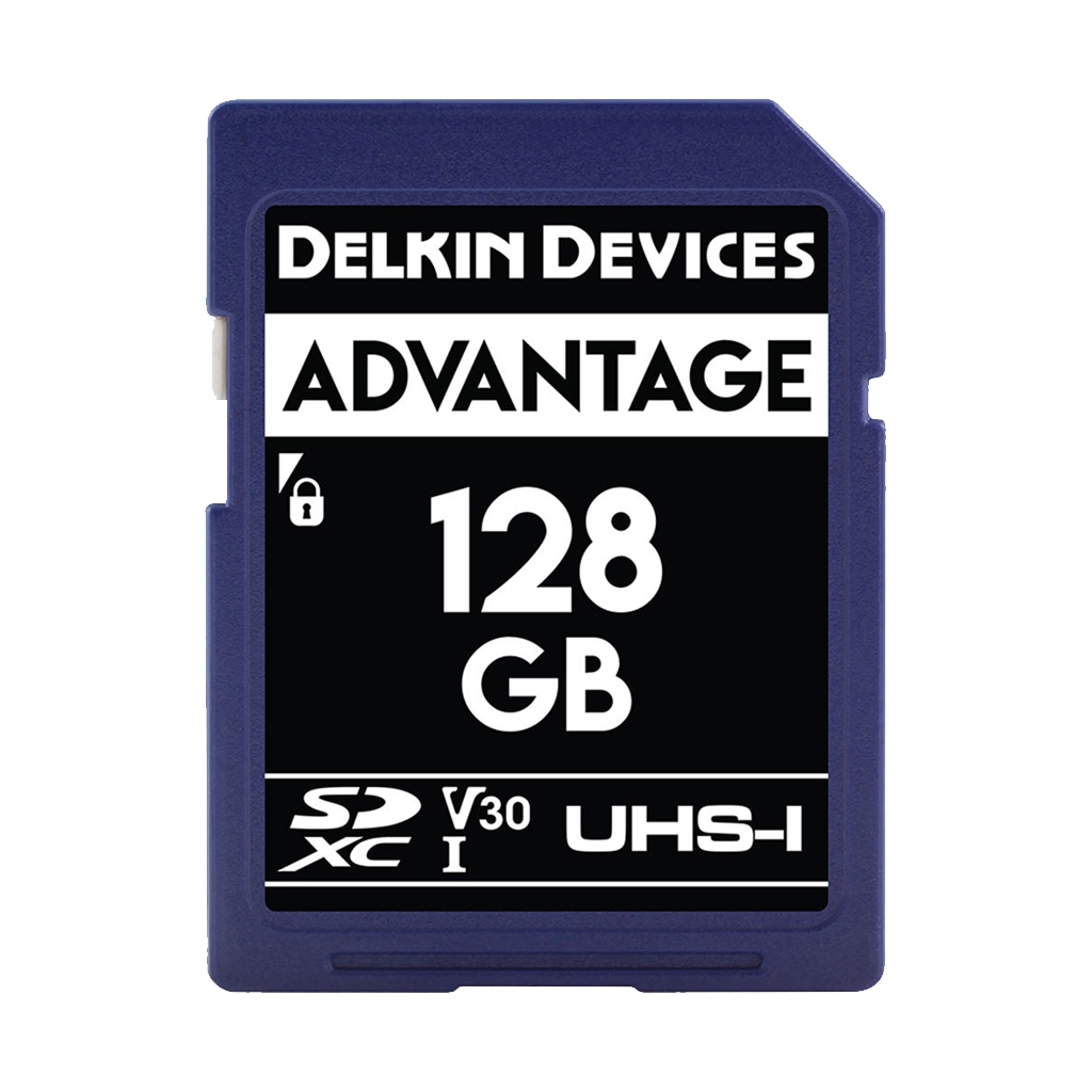 Delkin Devices 128GB Advantage UHS-I SDHC (100MB/s) Memory Card