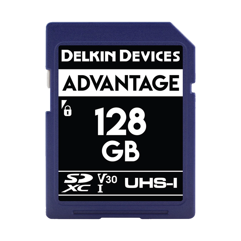 Delkin Devices 128GB Advantage UHSI SDHC (100MB/s) Memory Card Orms