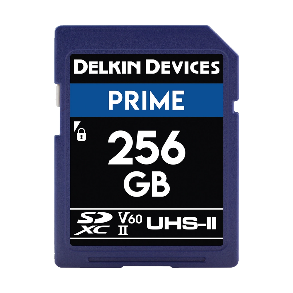 Delkin Devices 256GB Prime UHS-II SDXC (280MB/s) Memory Card