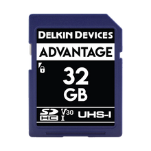 Delkin Devices 32GB Advantage UHS-I SDHC (100MB/s) Memory Card