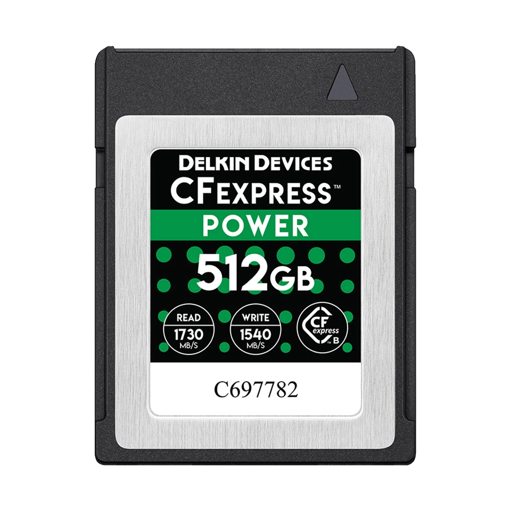 Delkin Devices 512GB POWER CFexpress Type B Memory Card