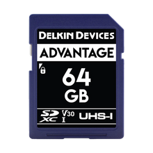Delkin Devices 64GB Advantage UHS-I SDHC (100MB/s) Memory Card