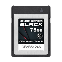 Delkin Devices 75GB BLACK CFexpress Type B Memory Card