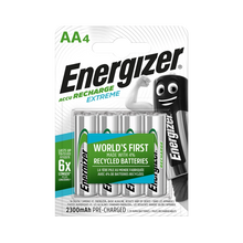 Energizer AA 2300mAh Recharge Extreme Rechargeable Batteries (Pack of 4)