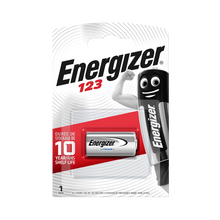 Energizer CR123 3v Photo Lithium Battery Card 1