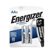 Energizer XL91BP2 1.5v Lithium AA Battery Card 2