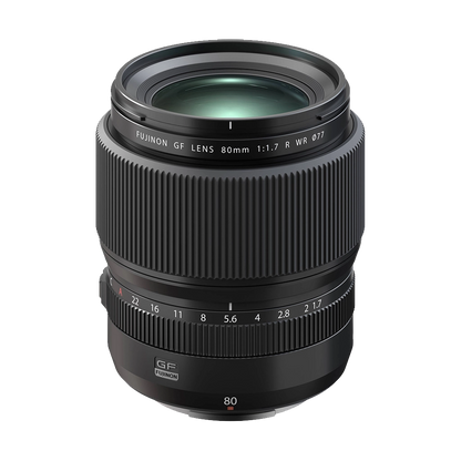 Fujifilm GF 80mm f/1.7 R WR Lens