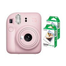 Fujifilm Instax Mini 12 Instant Film Camera Combo with 2 Films (Blossom Pink)