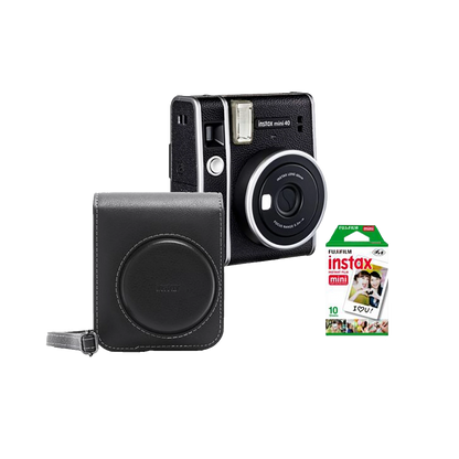 Fujifilm Instax Mini 40 Instant Film Camera with 1 Film and Case