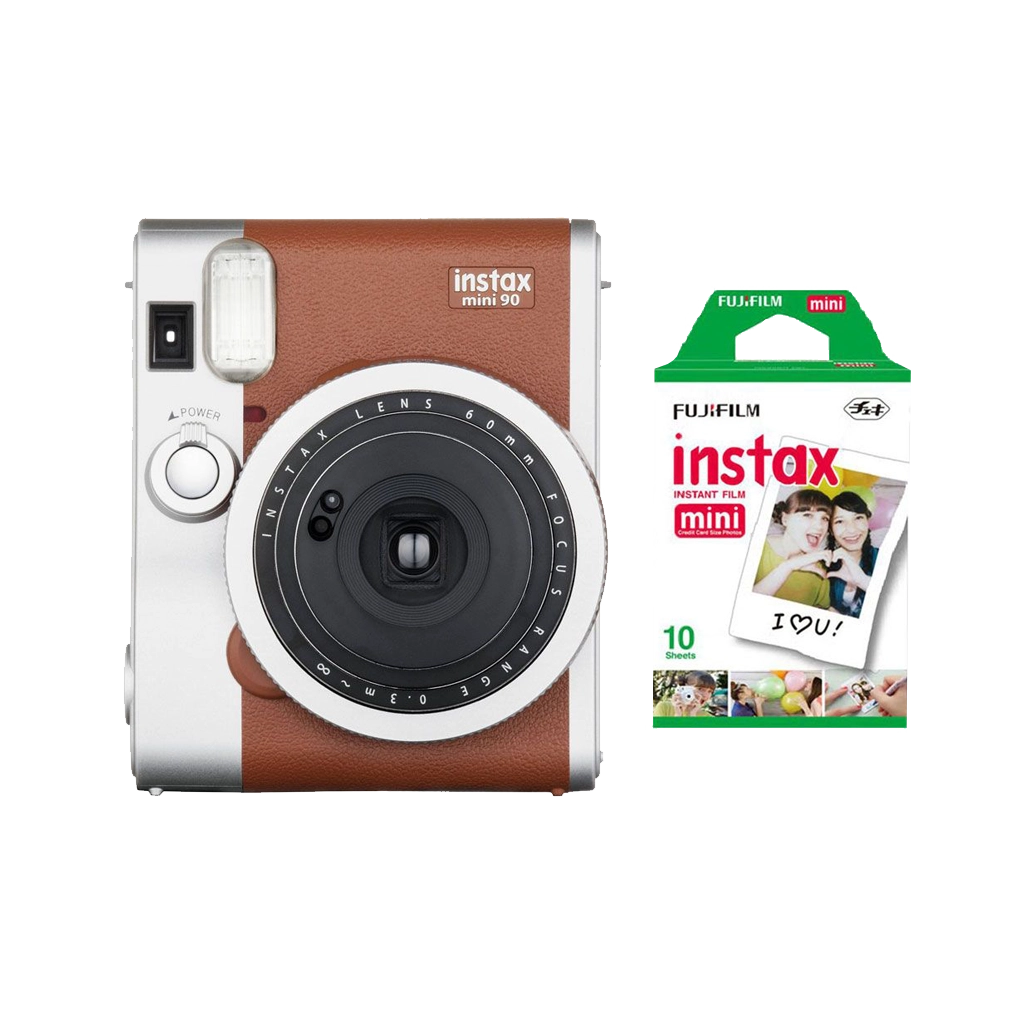 Fujifilm Instax Mini 90 - Neo Classic Instant Film Camera with One Film