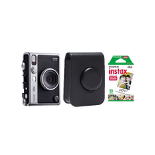 Fujifilm Instax Mini Evo Hybrid Instant Camera with 1 Fujifilm Instax Mini Instant Film and Instax Evo Case