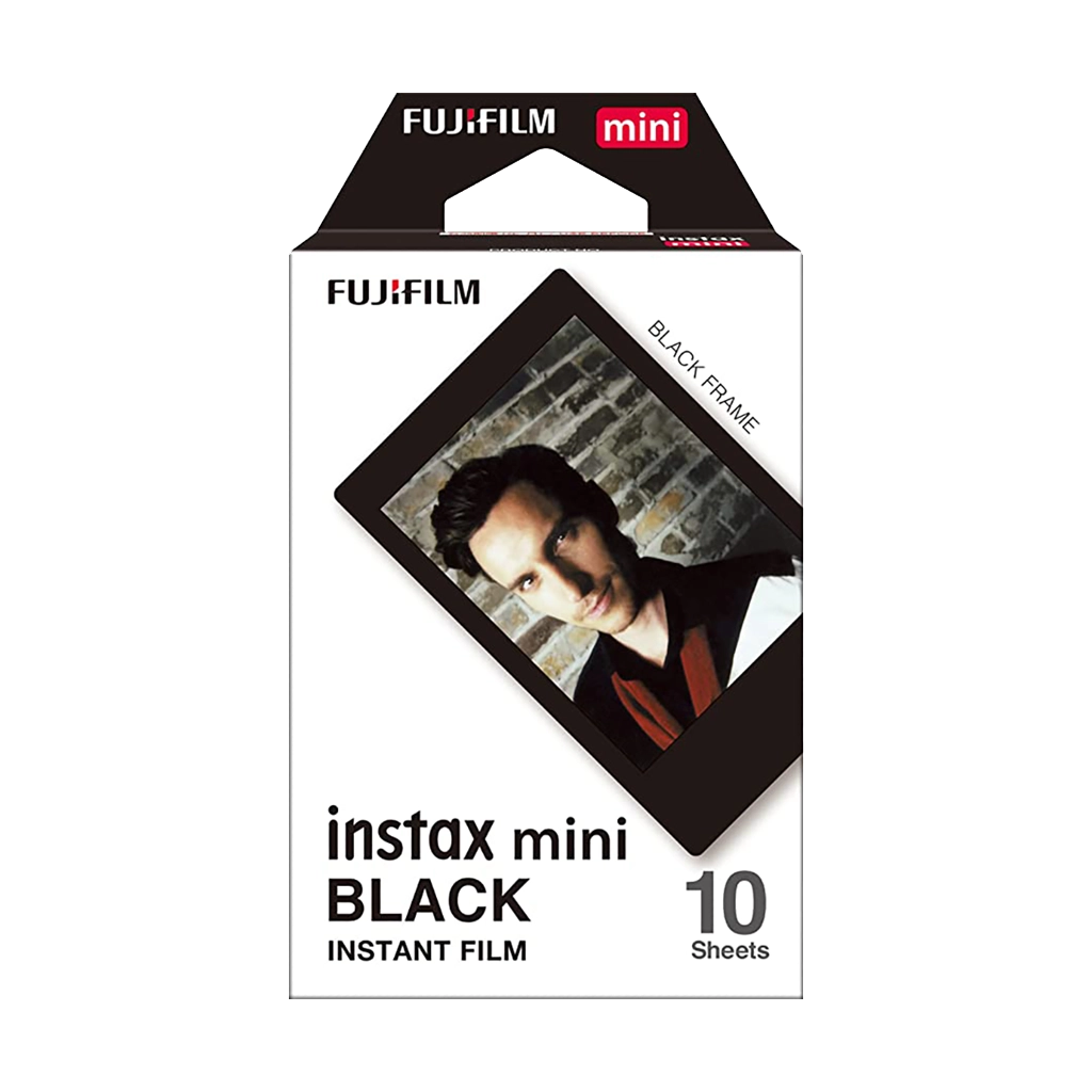 Fujifilm Instax Mini Instant Film - Black (10 Shots)