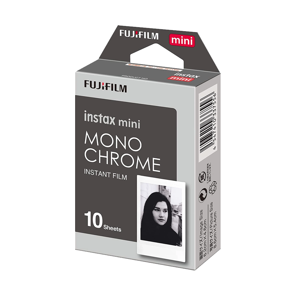 Fujifilm Instax Mini Instant Film - Monochrome (10 Shots)