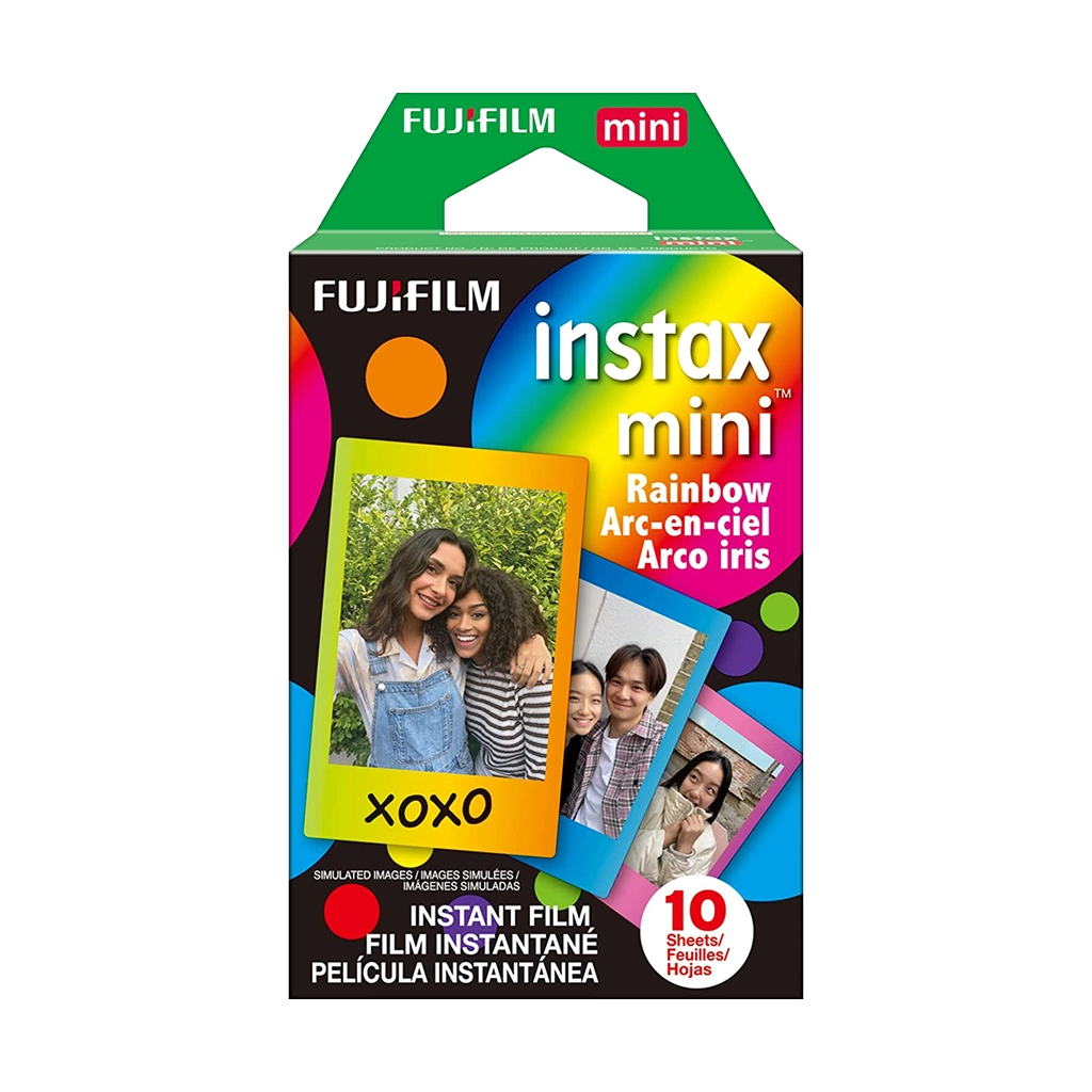 Fujifilm Instax Mini Instant Film - Rainbow (10 Shots)