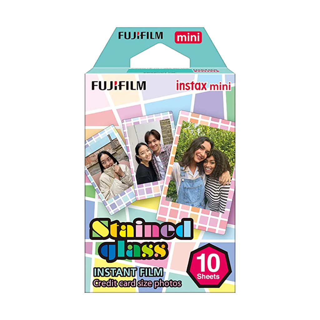 Fujifilm Instax Mini Instant Film - Stained Glass (10 Shots)