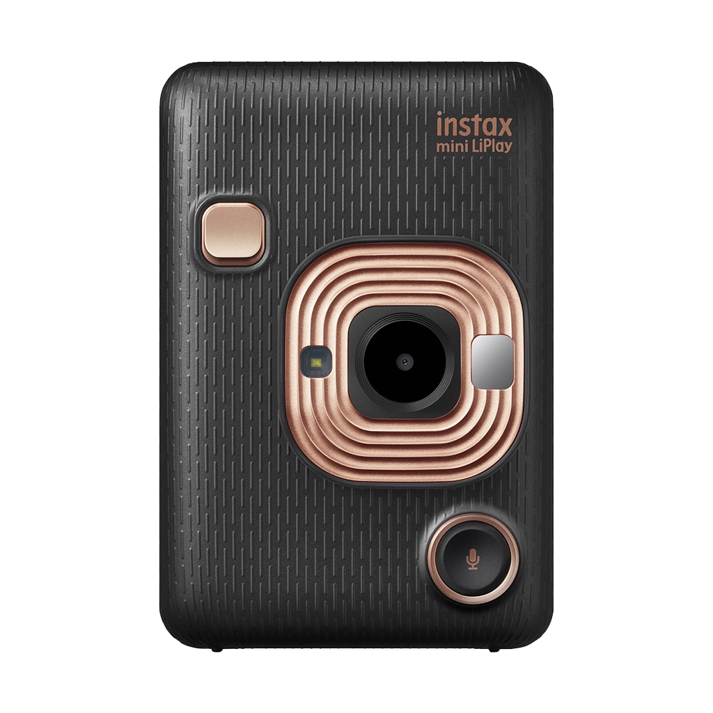 Fujifilm Instax Mini LiPlay Hybrid Instant Camera (Elegant Black)
