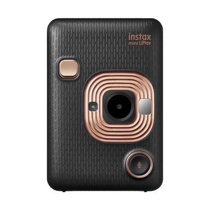 Fujifilm Instax Mini LiPlay Hybrid Instant Camera (Elegant Black)