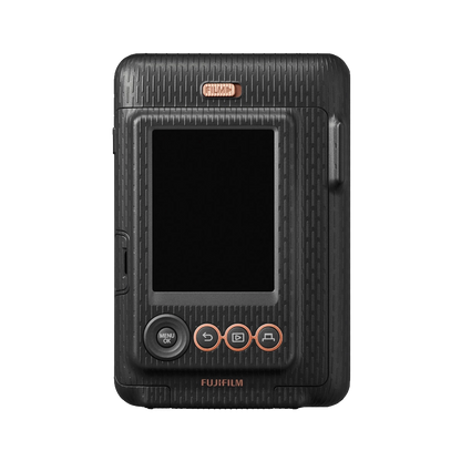 Fujifilm Instax Mini LiPlay Hybrid Instant Camera (Elegant Black) with 1 Fujifilm Instax Mini Instant Film and Instax LiPlay Case