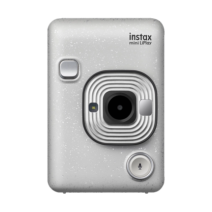 Fujifilm Instax Mini LiPlay Hybrid Instant Camera (Stone White)