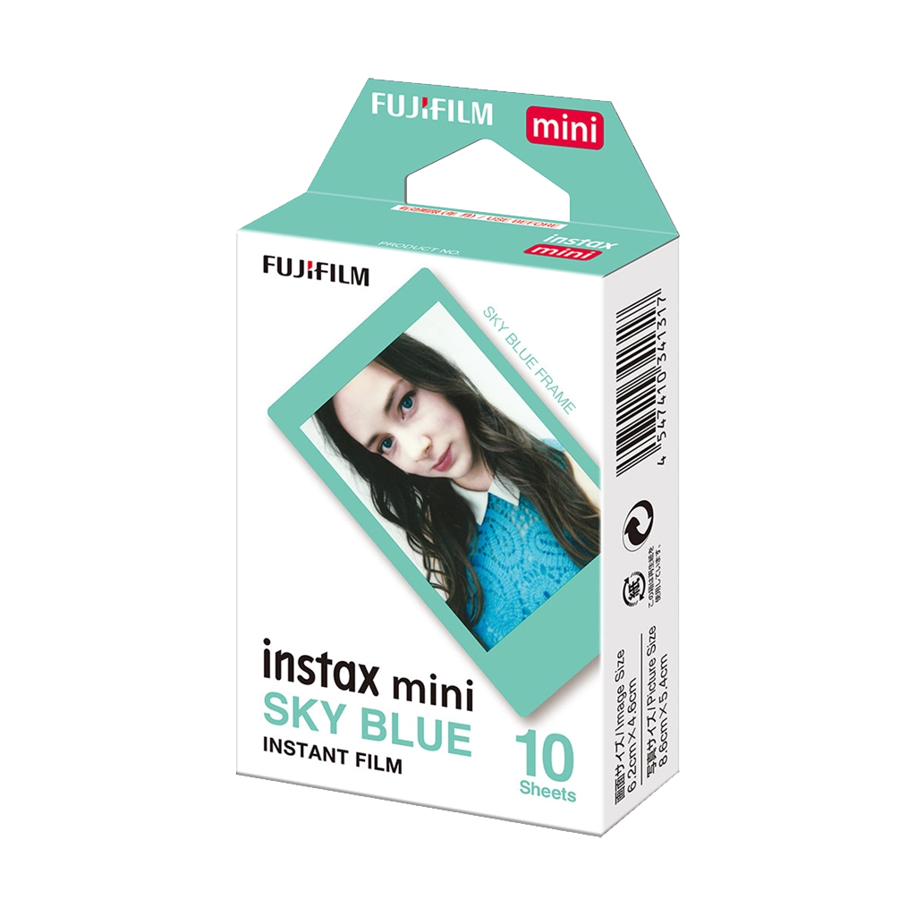 Fujifilm Instax Mini Sky Blue Instant Film (10 Exposures)