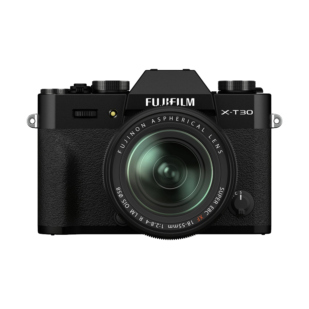 Fujifilm X-T30 Mark II Mirrorless Camera with XF 18-55mm f/2.8-4 R LM OIS Zoom Lens Kit (Black)