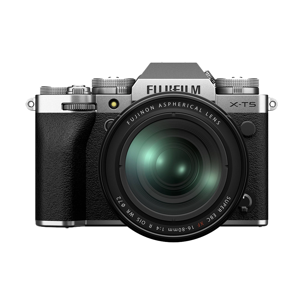 Fujifilm X-T5 Mirrorless Digital Camera with 16-80mm Lens (Silver)