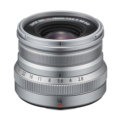 Fujifilm XF 16mm f/2.8 R WR Lens (Silver)