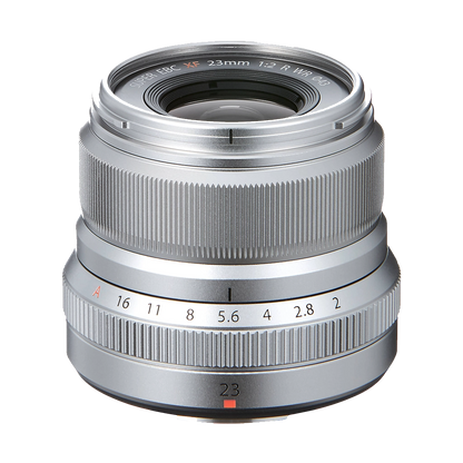 Fujifilm XF 23mm f/2 R WR Lens (Silver)