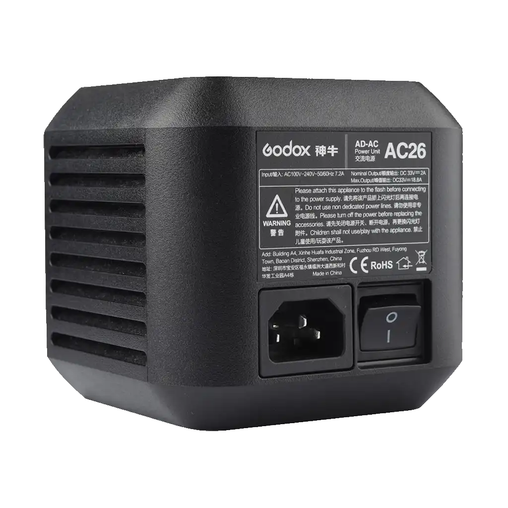 Godox AC Adapter for AD600Pro Witstro Outdoor Flash