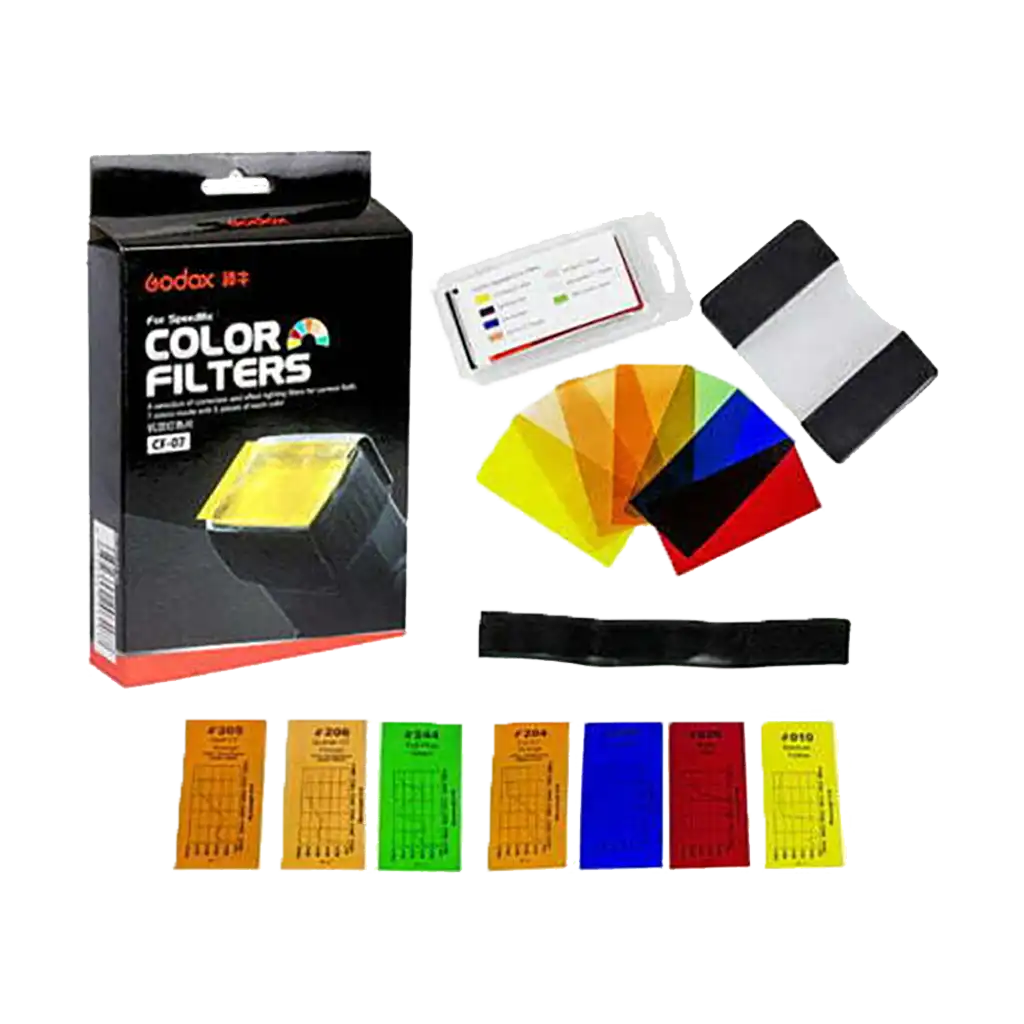 Godox CF-07 Universal Speedlite Colour Filter Kit