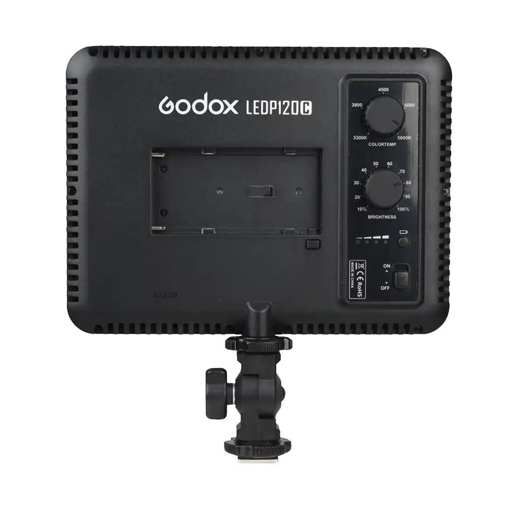 Godox LEDP120C LED Light Panel with L-Series Battery Plate